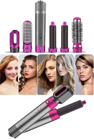 Resim Dempower Dp-36 Elektrikli Fırça Seti 5 Başlık ile Dalga Yapma Özelliği Gri 