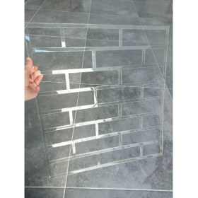 Resim Piktura Tuğla Taş Stencil Şablon Kalın Malzeme Rölyef Pasta, Dekoratif Sıva ve Saten Alçıya Uygun Klasik Model 