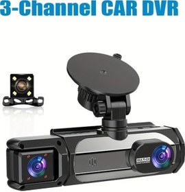 Resim Motion003 3 Kayıtlı 1080p Araç Kamerası Gece Görüşlü Geniş Açı Wdr G Sensor 