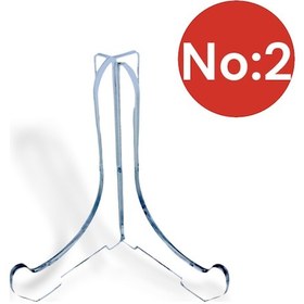 Resim Teşhir Ayakları Geçmeli 12 X 9 Ayak No:2 Çerçeve Tabak Teşhir Ayağı Stand Pleksi Şövalye 