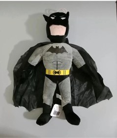 Resim Süper Kahraman Batman Peluş Uyku Arkadaşı Gri 