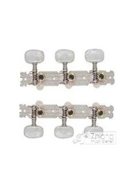 Resim Cmh0150cr Klasik Gitar Kulağı Klasik 3+3 2.ad.set Chrome Gitar Burgusu 