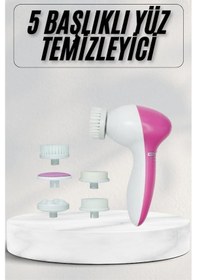 Resim Cilt Temizleme Ve Masaj Aleti 5 Başlıklı Akne Ve Önleyici 