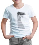 Resim Girl With The Wind Beyaz Çocuk Tshirt 