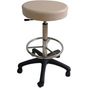 Resim Plastik Ayaklı Krom Çemberli Tabure Elden Hidrolikli 