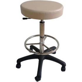 Resim Plastik Ayaklı Krom Çemberli Tabure Elden Hidrolikli 