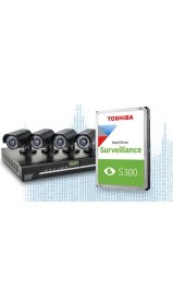 Resim Toshıba S300, HDWT720UZSVA, 3.5&amp;quot;, 2tb, 128MB 5400 Rpm, 7/24 Güvenlik HDD 