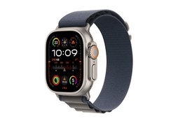 Resim Watch Ultra 2 GPS + Cellular, 49mm Titanyum Kasa ve Mavi Alpine Loop - Küçük Boy | Apple Apple
