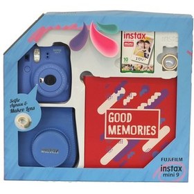 Resim Fuji Instax Mini 9 Box Scrapbook COB BLUE FOTSI00067 