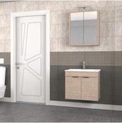 Resim BIANI Fix Loft 65 Cm Banyo Dolabı Renk Aybe Bej 