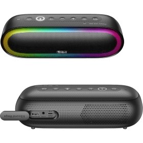 Resim Tribit BTS35 Xsound Mega 30W 20 Saat Oynatma Süresi Ipx7 Su Geçirmez Rgb Taşınabilir Tws Bluetooth Hoparlör Siyah 