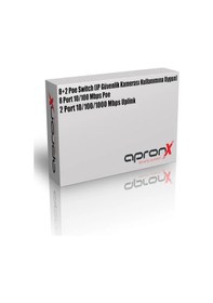 Resim Apronx 8 Port 10/100/1000 8 PoE Ports + 2Gb Port Uplink 125W PoE Switch 