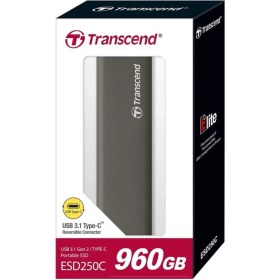 Resim Transcend TS960GESD250C 960GB M.2 Sata Gen 2 Type-C Tasınabılır SSD 