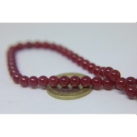 Resim Yakut Taşı Yarım Dizi 6 MM 18 CM Sarı 