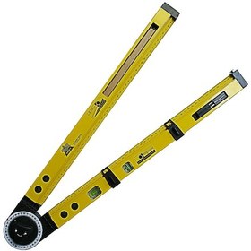 Resim Sones 0-270 Derece Çok Fonksiyonlu Çizgi Ölçer Ağaç İşleme Çizici Pusula Eğim Ölçüm Açı Ölçer 