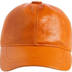 Resim Unisex %100 Deri Arkadan Ayarlanabilir Baseball Kep Şapka Taba 