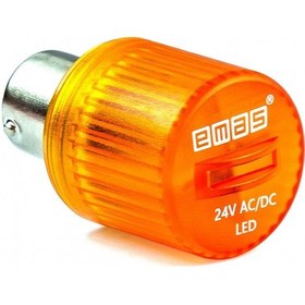 Resim Emas Ikml024s ,sarı-24vac/dc Yedek Tepe Lamba 