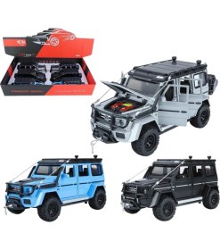 Resim Vardem Işıklı Sesli Kapıları Açılan Metal Çekbırak Off Road Mercedes Jeep Arabası Özel Yapım 