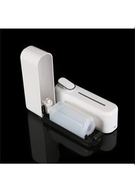 Resim 2 Adet 350 Ml Sıvı Sabunluk Plastik Duş Jeli Şampuan Şişesi Oteller, Hastane, Banyo Mutfak M-24 Beyaz 