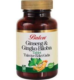 Resim Balen Ginseng Ginkgo&Biloba Tablet 720 MG 120 Tablet 