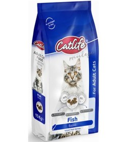 Resim Catlife Balıklı Yetişkin Kedi Maması 15 KG 
