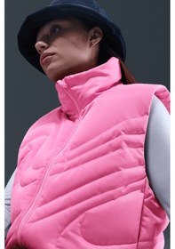 Resim Nike Therma Fit Sportswear Swoosh Series Oversized Down West Oversize Kaz Tüyü Kadın Yelek Pembe 