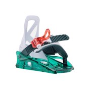 Resim Burton Mini Grom Disc Snowboard Bindings Unisex Çocuk Yeşil Snowboard Bağlaması 