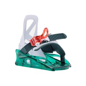 Resim Burton Mini Grom Disc Snowboard Bindings Unisex Çocuk Yeşil Snowboard Bağlaması 