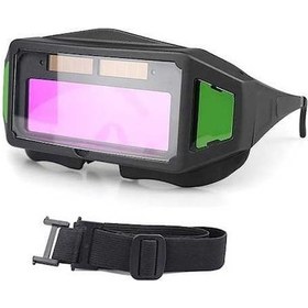 Resim Trendooze Güneş Enerjili Kaynak Gözlüğü: Otomatik Renk Değişim, Kulaklık Desteği 