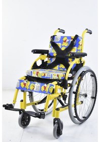 Resim K-090 Alüminyum Çocuk Tekerlekli Sandalye Katlanabilir 