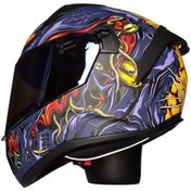Resim Mts Pro Helmets M-801 Snake Full Face Motosiklet Kaskı 