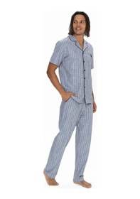 Resim U.S. Polo Assn. U.s Polo Assn. 18913 Erkek Kısa Kollu Gömlek Pijama Takımı-lacivert Lacivert 