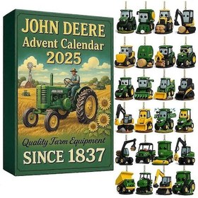 Resim 24 Günlük John Deere Advent Takvimi 2025 Traktör Kör Kutusu, Noel Hediyesi 