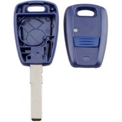 Resim 1 Düğme Araba Anahtarlık Durumda Kabuk Değiştirme Uzaktan Kapak Sıp22 Blade Fiat Punto Doblo Bravo İçin Fit With Sıp22 Blade 
