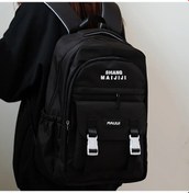 Resim Topshop1 Okul Çantası Kızlar Ortaokul Üniversite Retro Sırt Çantası Siyah Büyük Kapasiteli Çok Yönlü Bilgisayar Çantası Siyah 