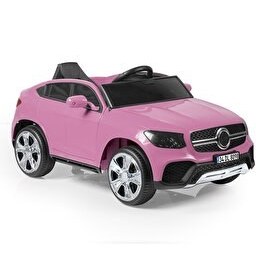 Resim Dolu Grand Suv 12V Pembe Akülü Araba 