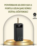 Resim Tüm Cihazlarla Uyumlu Led Fenerli 4 Çıkışlı Powerbank Belirtilmemiş 