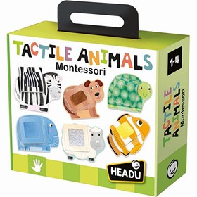 Resim Headu Tactile Animals Montessori (1-4 Yaş) 