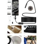 Resim Utelips Yılan Kamera 20 Metre Profesyonel Logar Endoskop Kıvrılabilir Ayarlanabilir 3 Başlıklı Ledli Kamera 