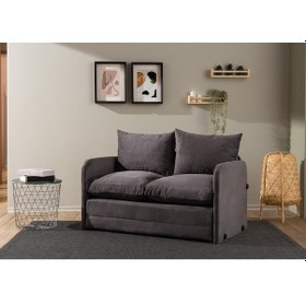 Resim Pafu Saga İkili Katlanır Yataklı Koltuk Soho Gri 