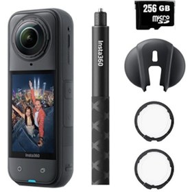 Resim Insta360 X5 Premium Lens Koruyuculu Aksiyon Kamera Kit 