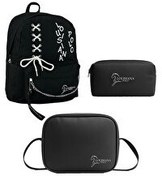 Resim Louisiana Polo 1141 Çanta - Termal Beslenme - Kalemlik Beyaz Okul Seti 