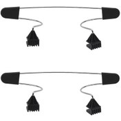 Resim Metal Araç Elbise Askılığı Kaydırmaz Yüzeyli 2 Adet Kaliteli 