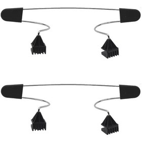 Resim Metal Araç Elbise Askılığı Kaydırmaz Yüzeyli 2 Adet Kaliteli 