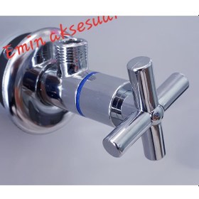 Resim Koçbaş Taharet Ara Musluk Krom 2 Adet 