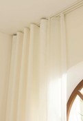 Resim Kaşmir Home Harper Star Blackout Krem Perde 150x270 cm 