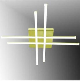 Resim Tt036-sr Tt Ayd. Hashtag 3 Renk Işık Sarı Kaplama Led Avize Gold 