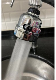 Resim Büro Ev Ofis Düzeni İçin Krom 360 Dönen 3mod Lavabo Başlığı Musluk Ucu Diğer 