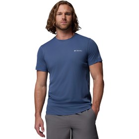 Resim Columbia Zero Rules Light Erkek Mavi Outdoor T-Shirt AO2717-479 