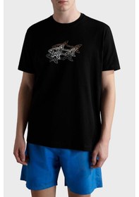 Resim Paul & Shark Erkek T Shirt 24411041 011 Siyah SIYAH Siyah 